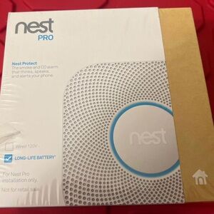 Google Nest Pro Protect - Smoke Alarm - Smoke Detector  Carbon Monoxide Detector